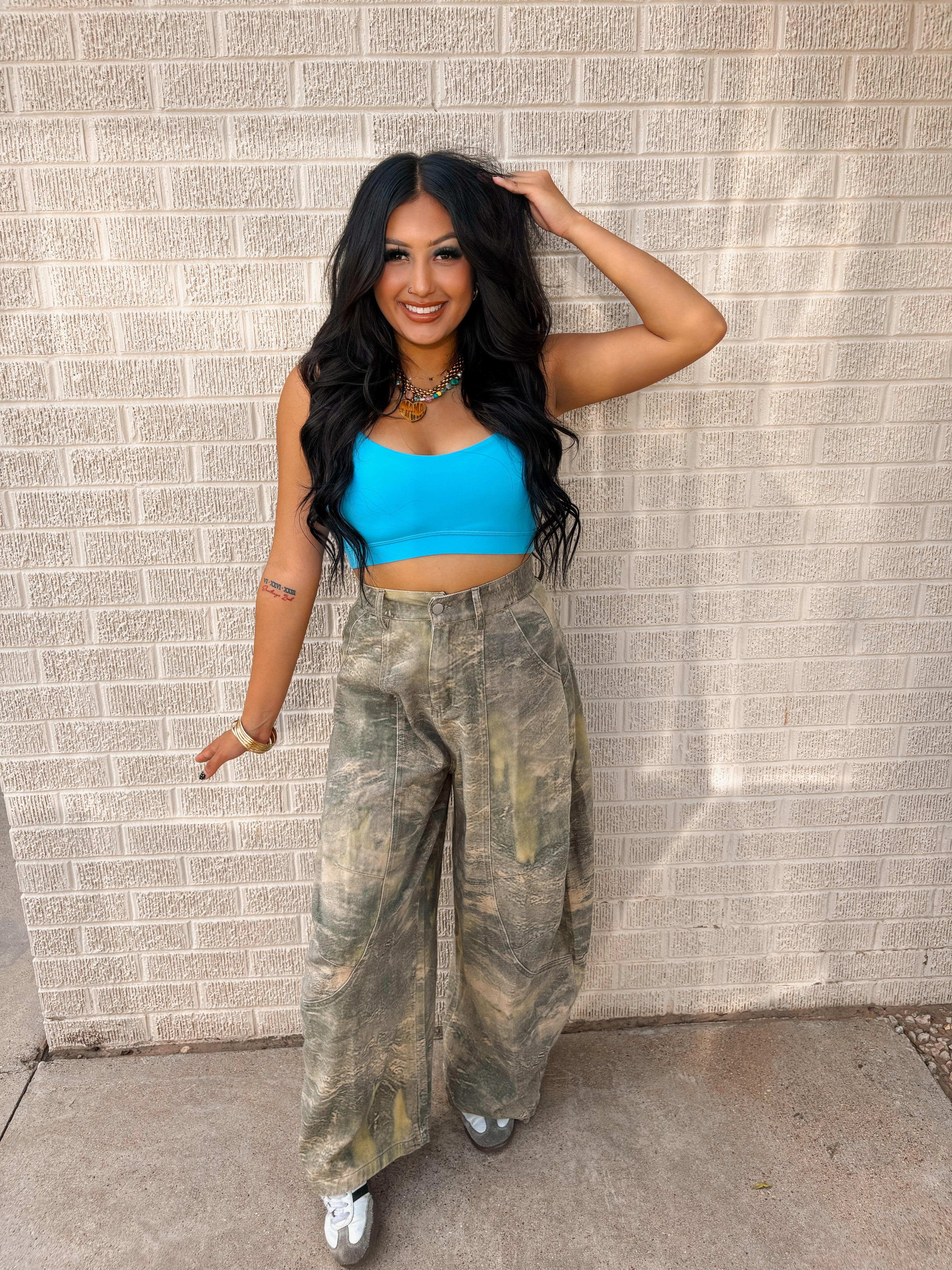 camo print barrel carpenter jeans