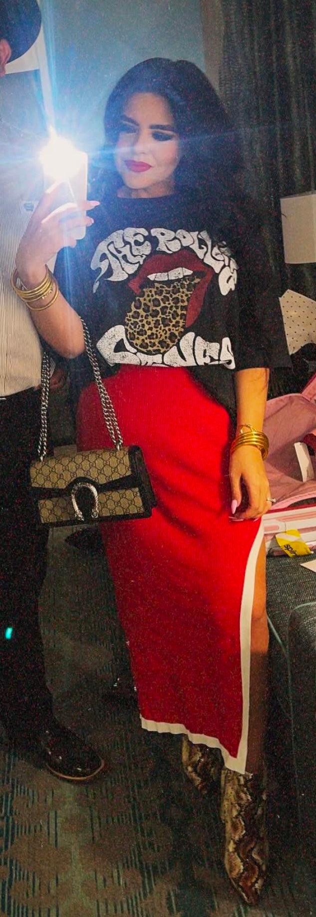 leopard rolling stones shirt RESTOCK