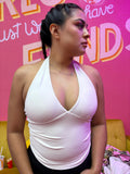 halter top white