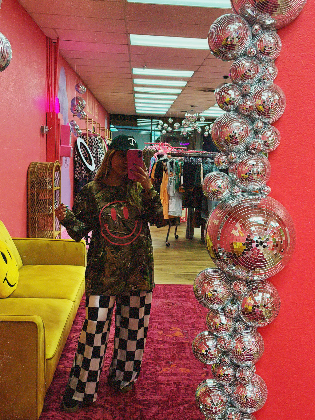 camo happy long sleeve