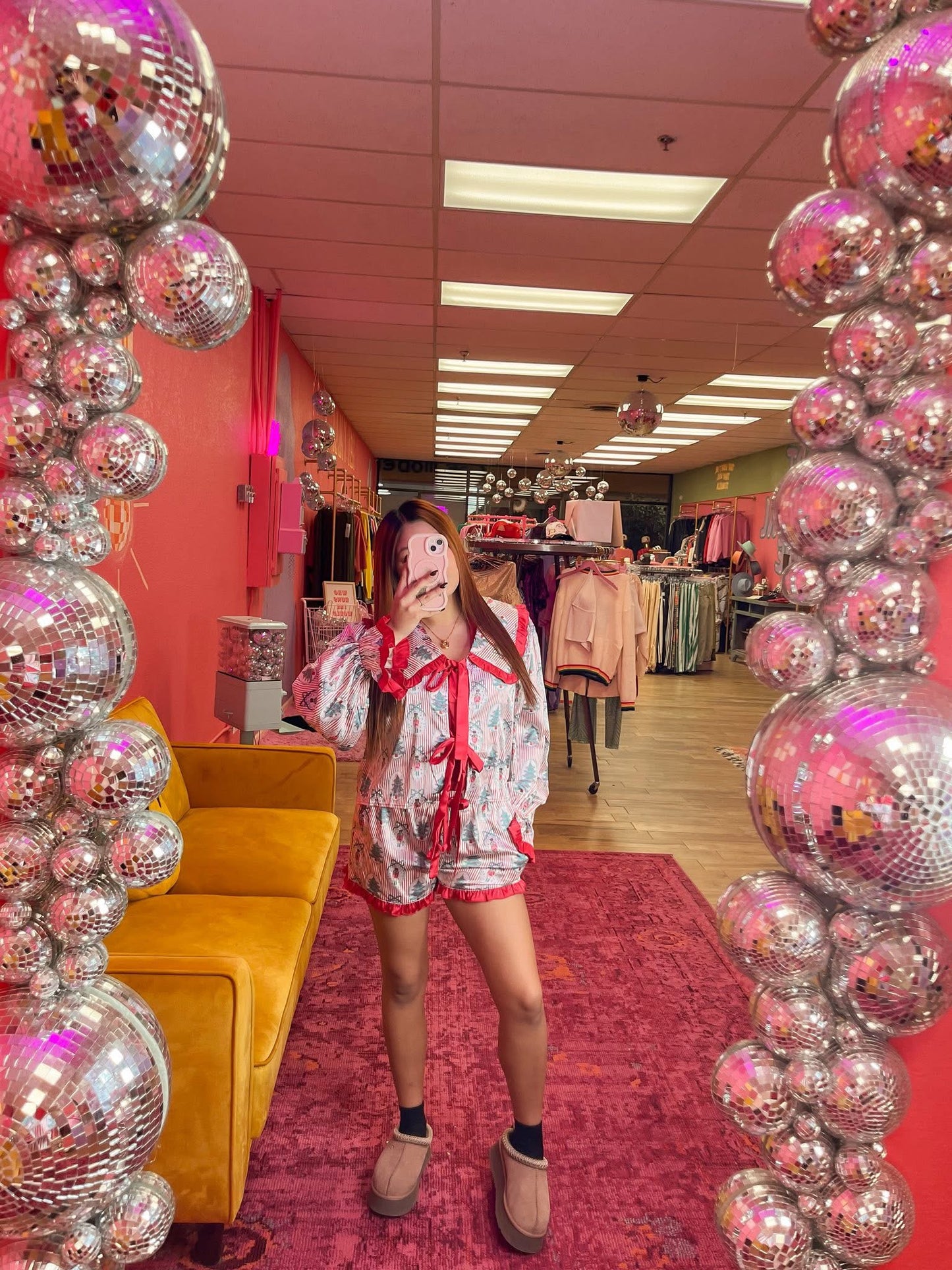 nutcracker pajama short set