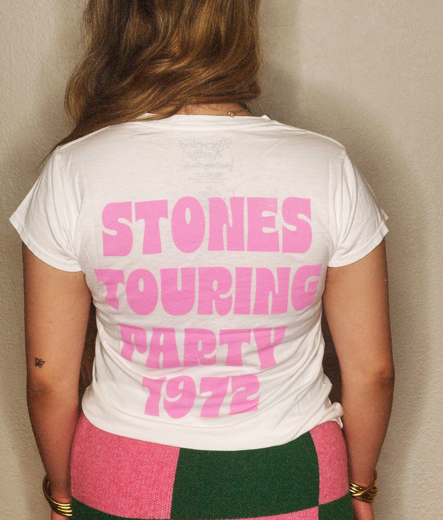 rolling stone dice tee white