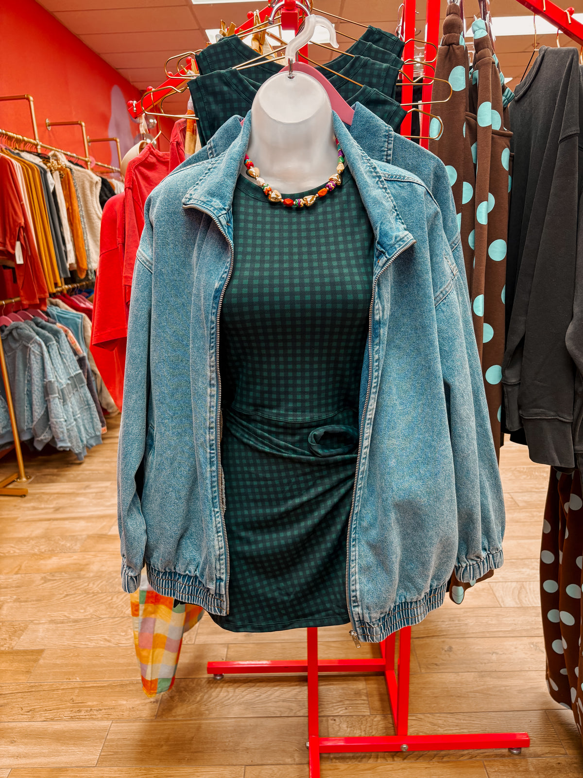 Gingham Athletic Dress
