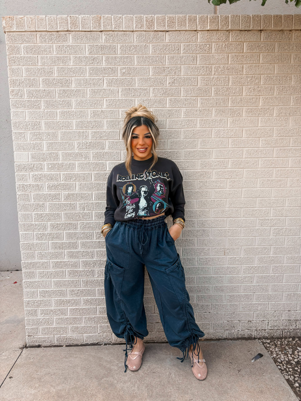 mari blue balloon pants