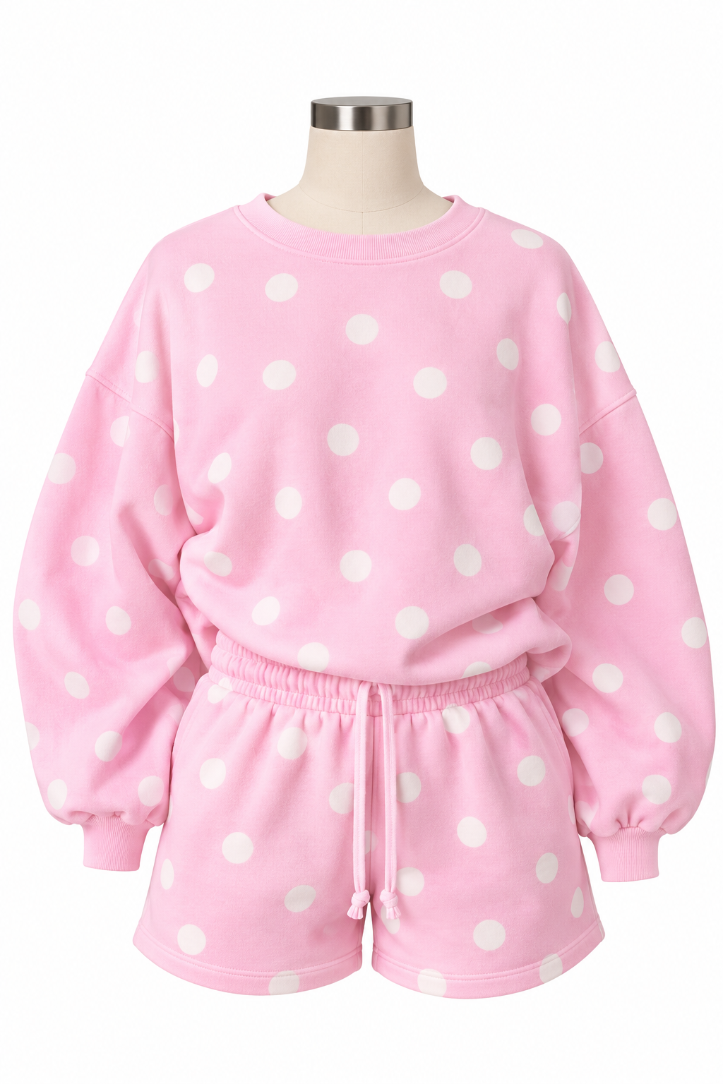 baby jo polka pink set
