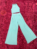 sky blue lazy girl set
