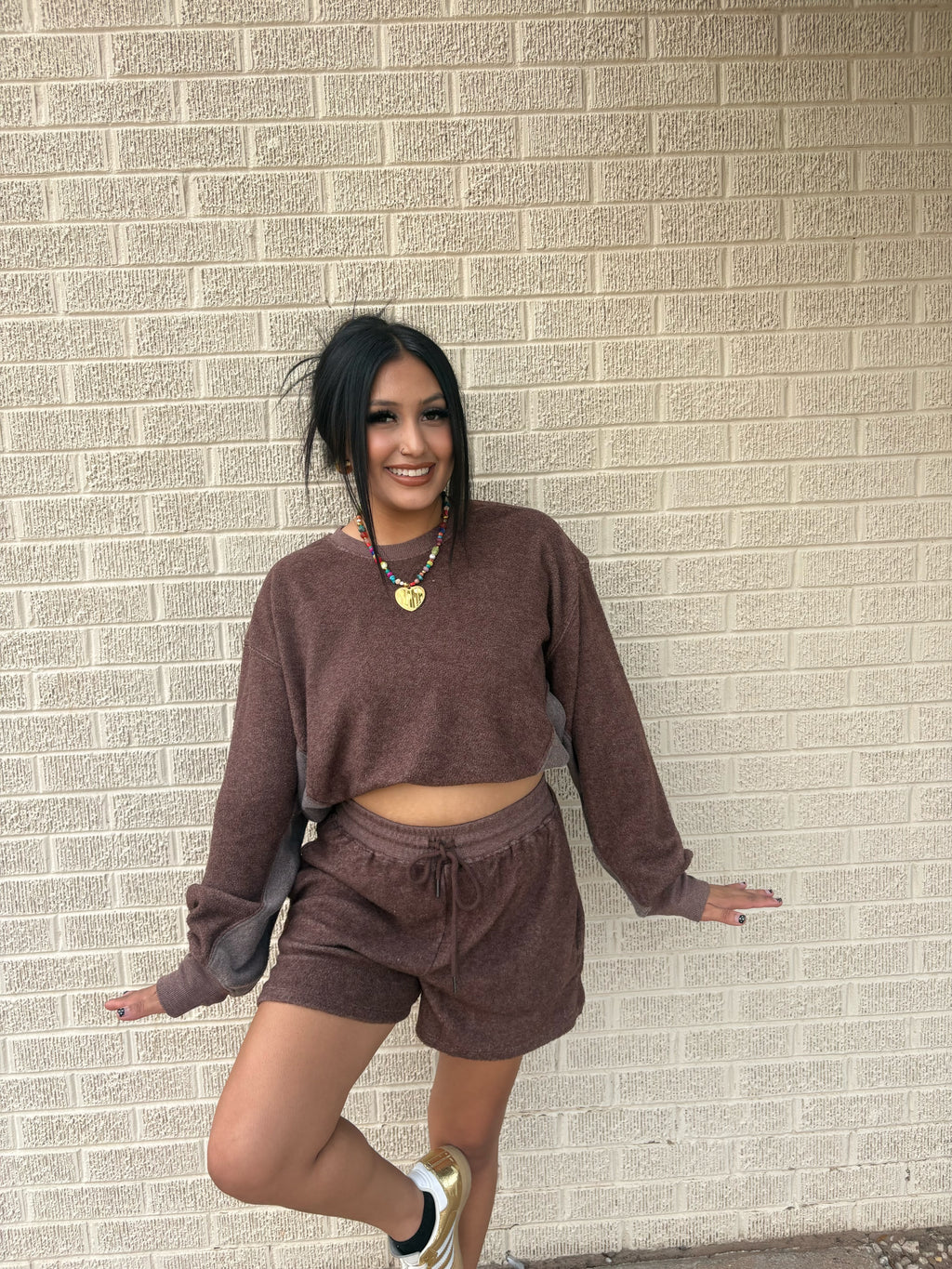 warm and cozy set brown