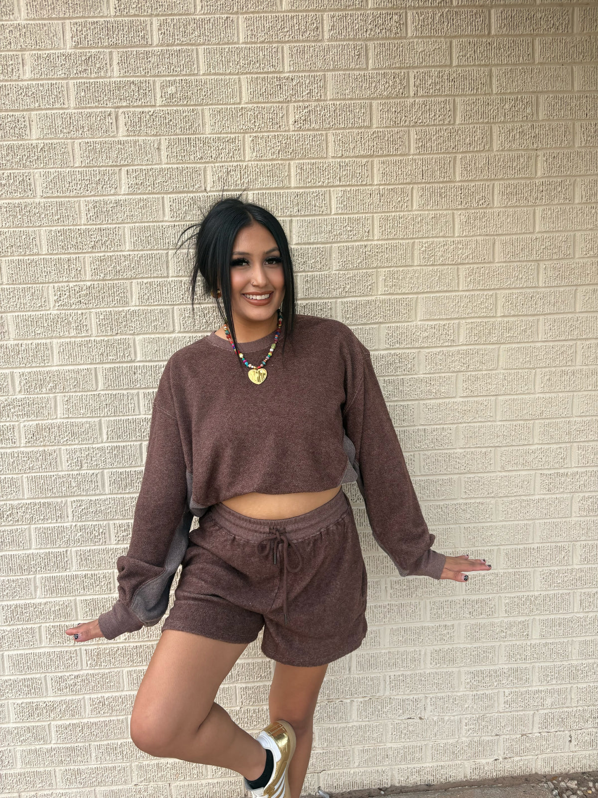 warm and cozy set brown