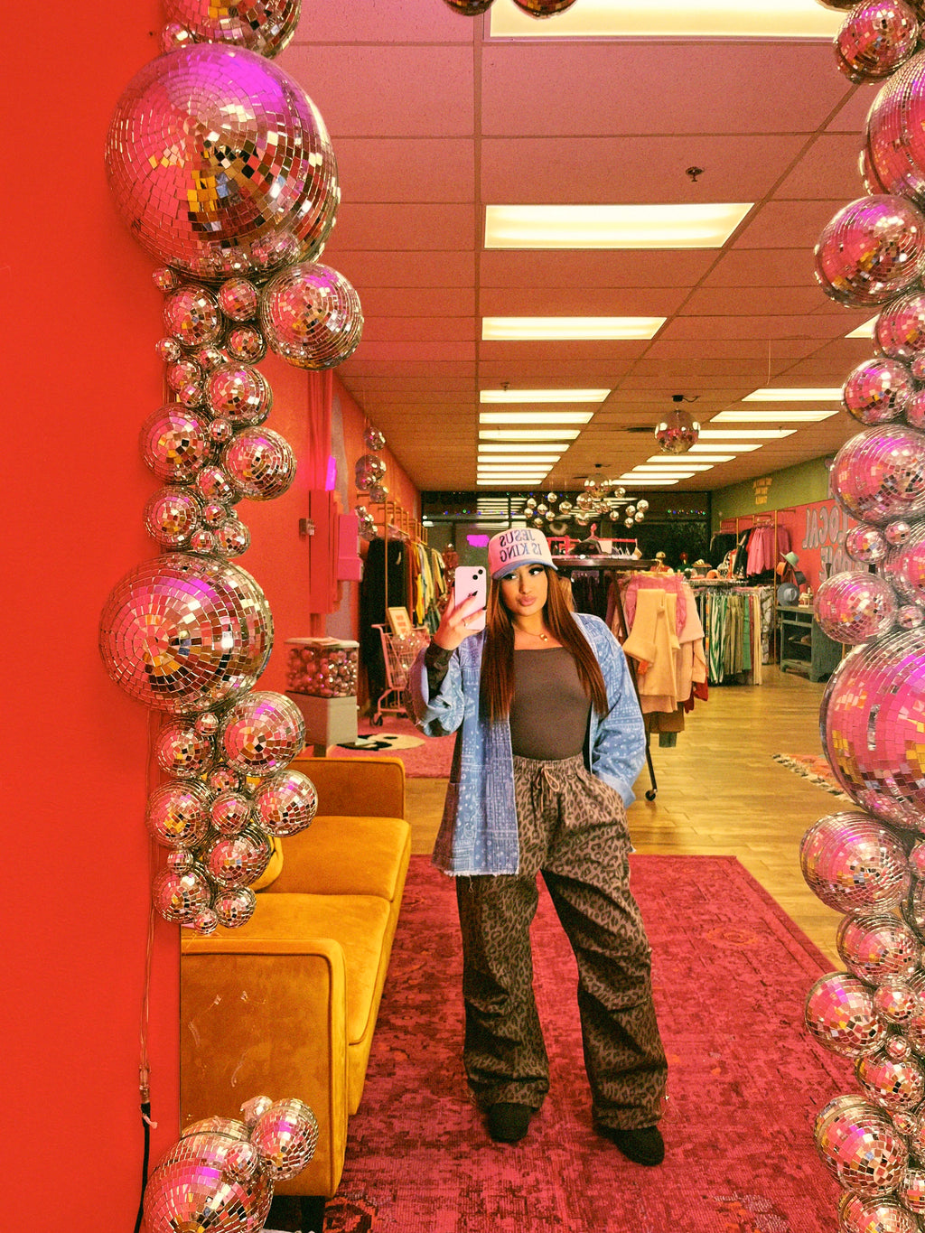 parachute leopard pant