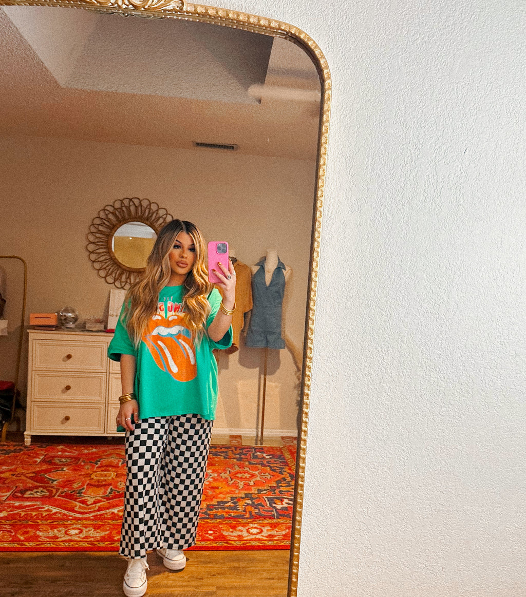 sea green rolling stone tee *RESTOCK*