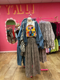 Leopard Gauze Balloon Pants